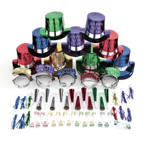 Oriental Trading Company New Year S Party Supplies Kit Wayfair   New Year's Party Supplies Kit 